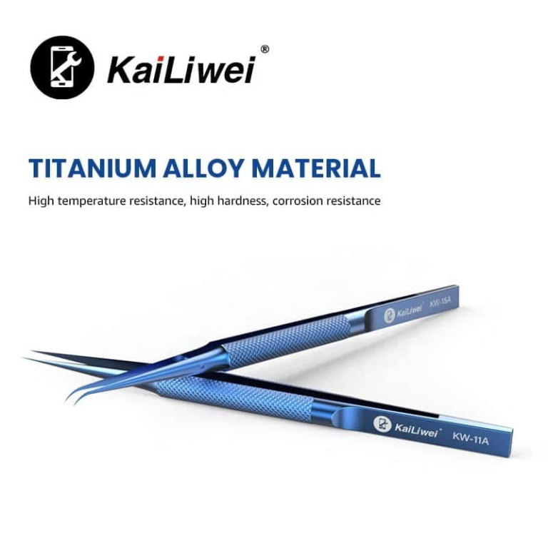 Pinza Brusela KaiLiwei KW-11A recta titanio