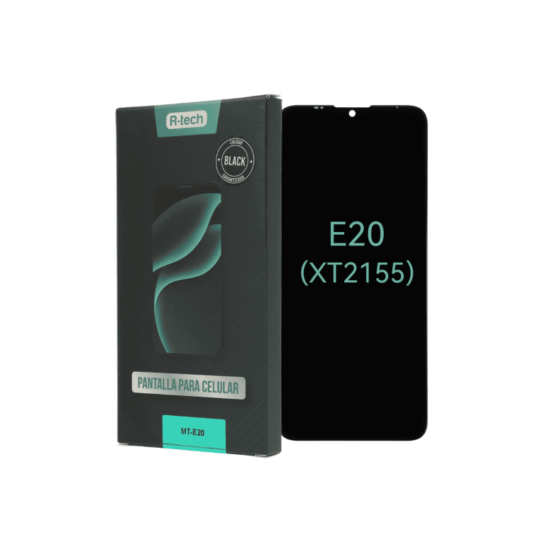Modulo Moto E20 Calidad BLACK R-TECH