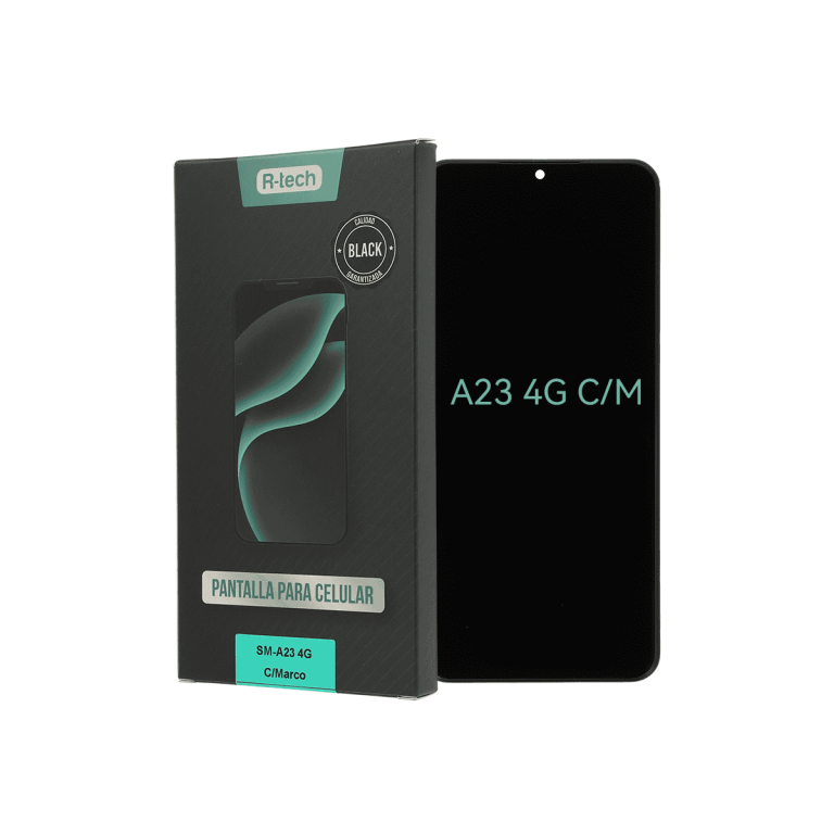 Modulo Samsung A23 4G (con marco) Calidad BLACK R-TECH
