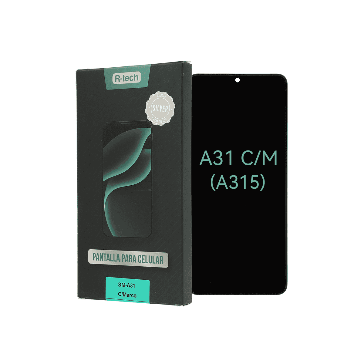 Modulo Samsung A31 (con marco) Calidad SILVER  R-TECH