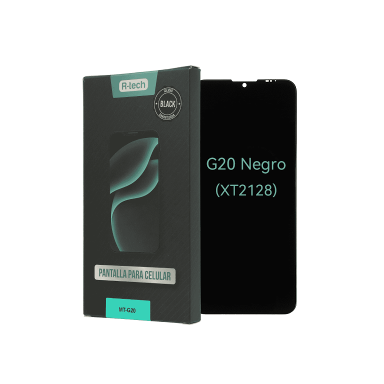 Modulo Moto G20 Negro Calidad BLACK R-TECH