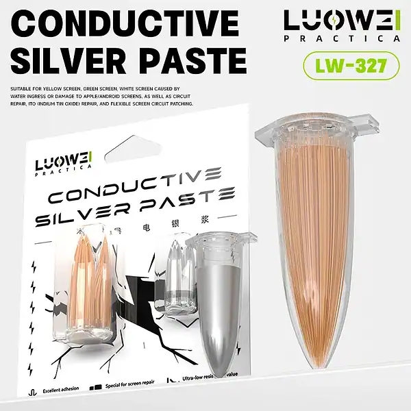 Pasta Conductora Plata LuoWei LW-327