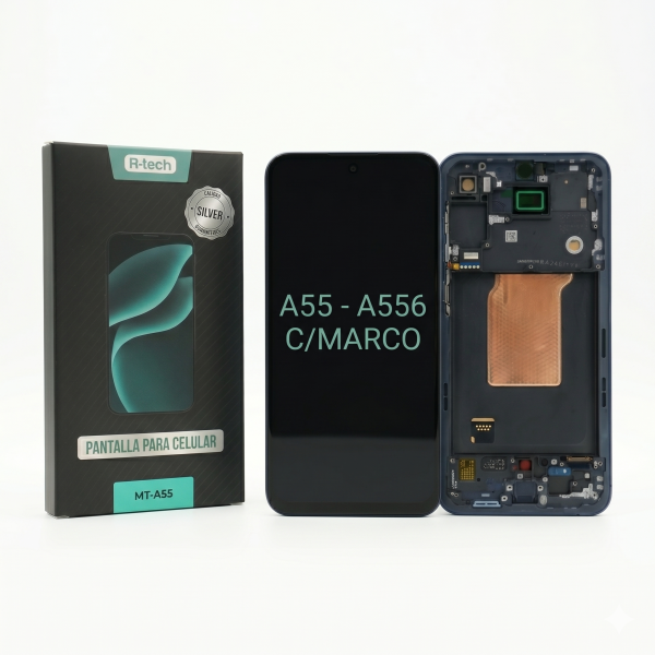 MODULO SAMSUNG A55 - A556 C/MARCO SILVER R-TECH