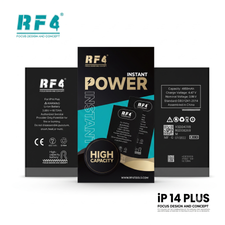 Bateria iPhone 14 Plus Auto Programable - RF4 Capacidad Extendida