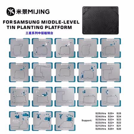 Stencil plataforma MJ Z23 Samsung nivel medio S20-S25 Series.