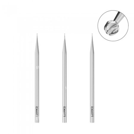 Puntas pulido BGA IC para drill LuoWei 3pcs